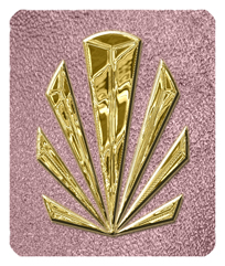 DF35-602-GD-SH-OR Gold Sunburst Shimmer Orchid